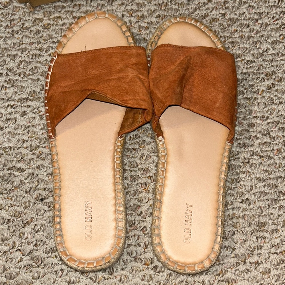 OLD NAVY  ESPADRILLE SANDALS LIGHTLY WORN